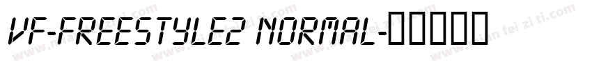 Vf-FreeStyle2 Normal字体转换